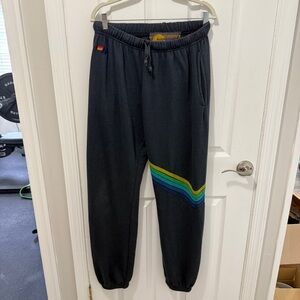 Dark Grey / Navy Aviator Nation Sweatpants Men’s Large